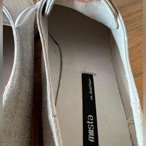 Miista Silver Metallic Oxford Shoes - Picture 6 of 9